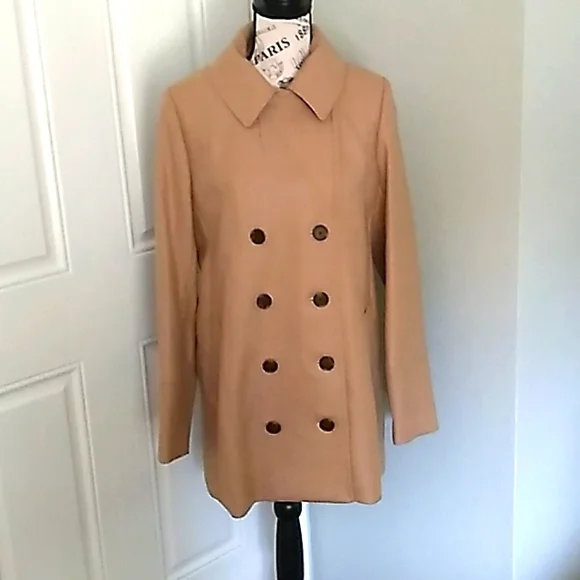 NWT - J. Crew Wool Pea Coat -  Size 8 - Picture 4 of 12